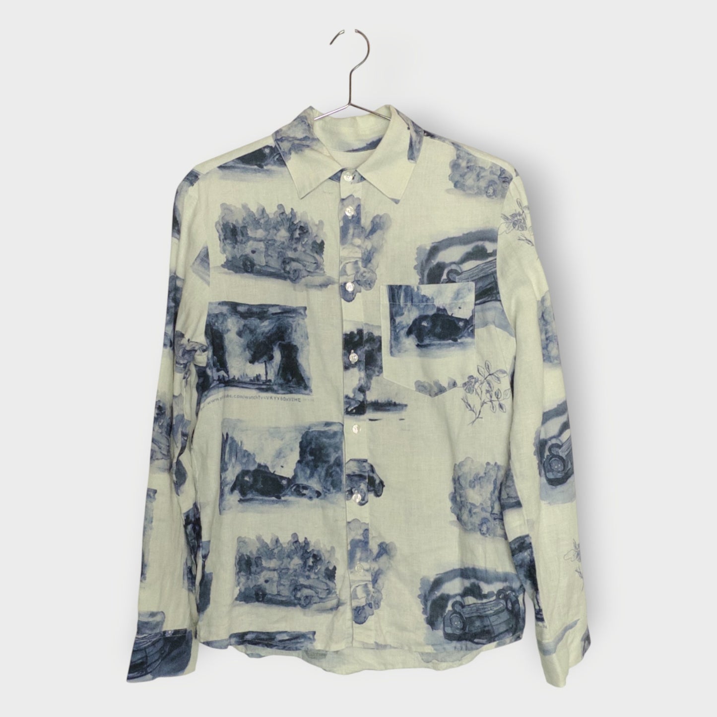 Watercolour Linen Shirt