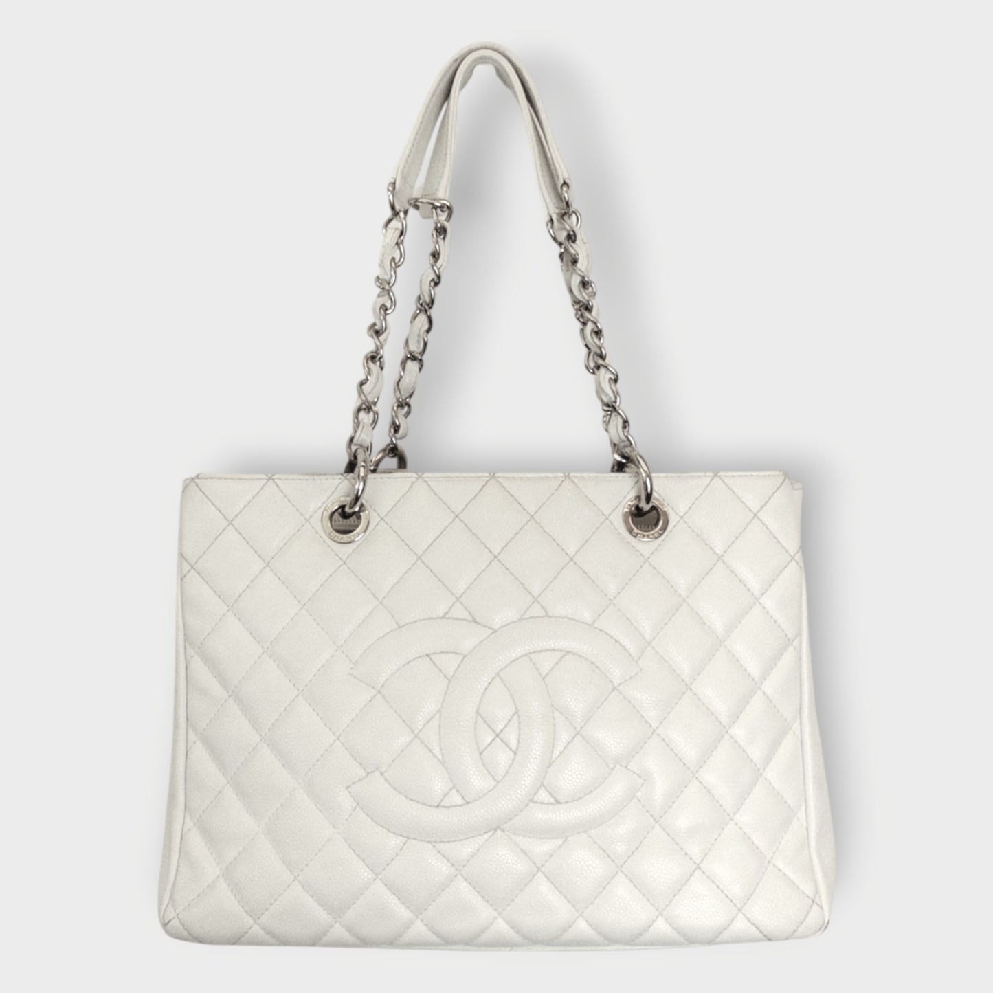 Quilted Leather Grand Shopping Tote