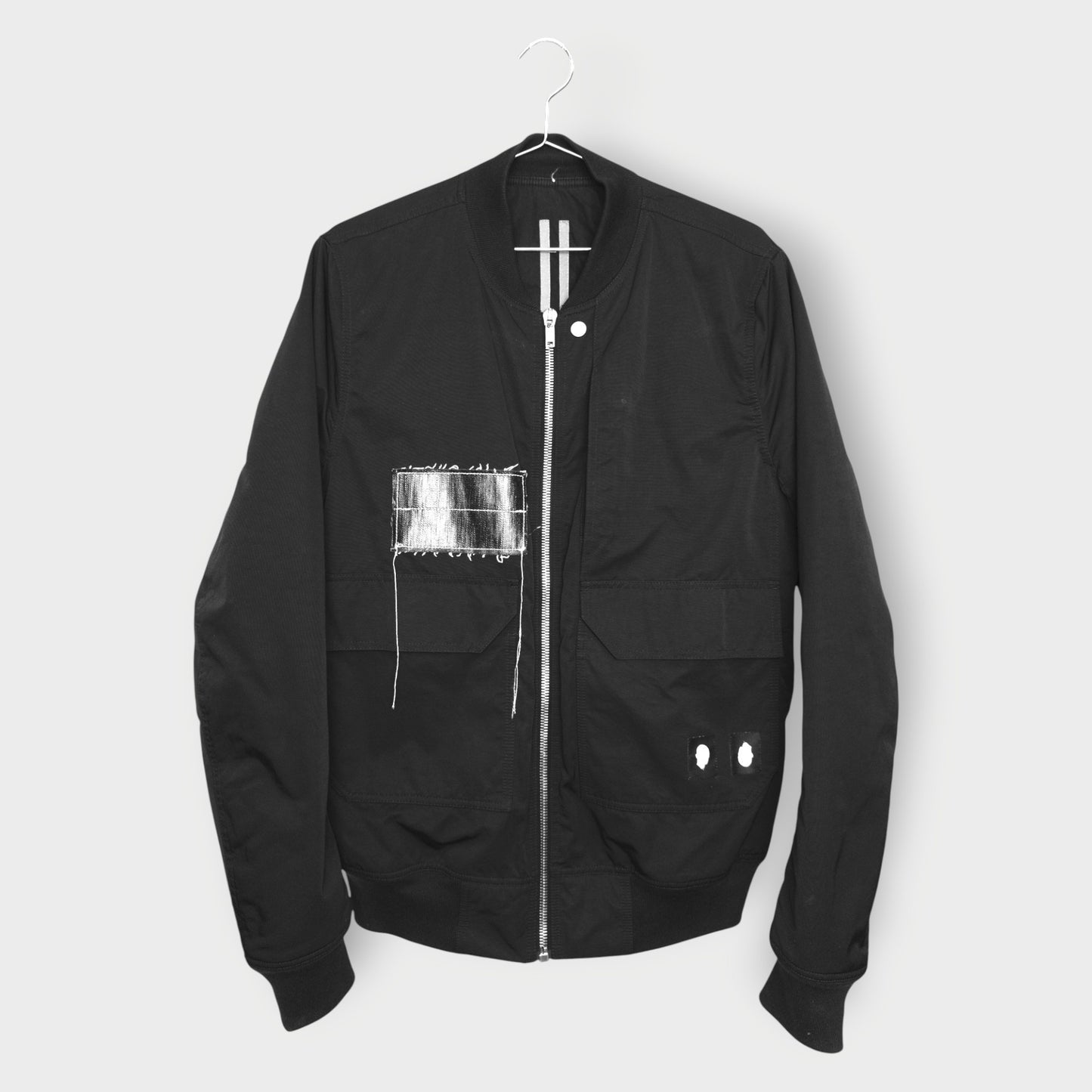 Cop Patch Flight Bomber Jacket