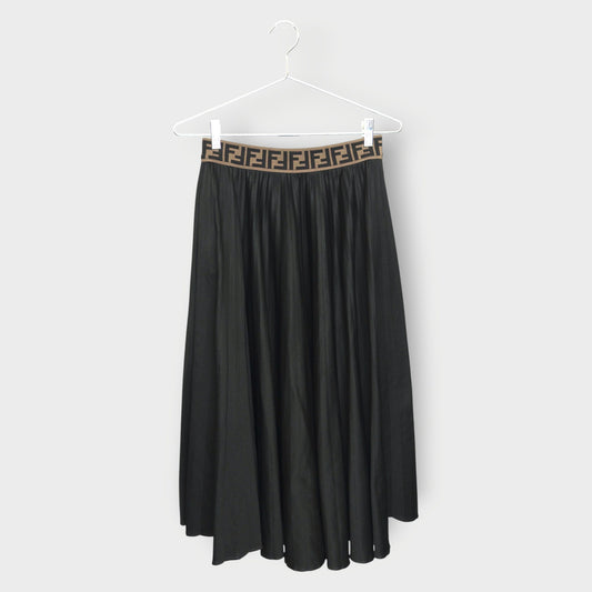 Zucca Waistband Pleated Skirt