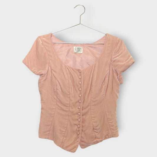 Velvet Corset Top