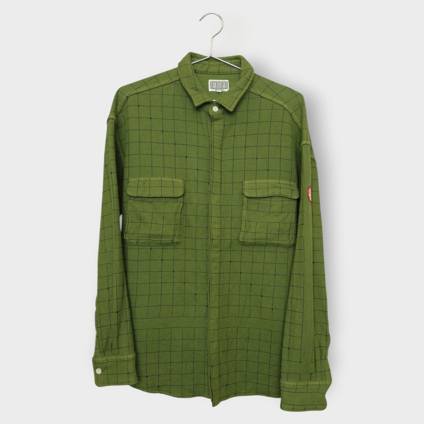 Wool Checkered Button Up