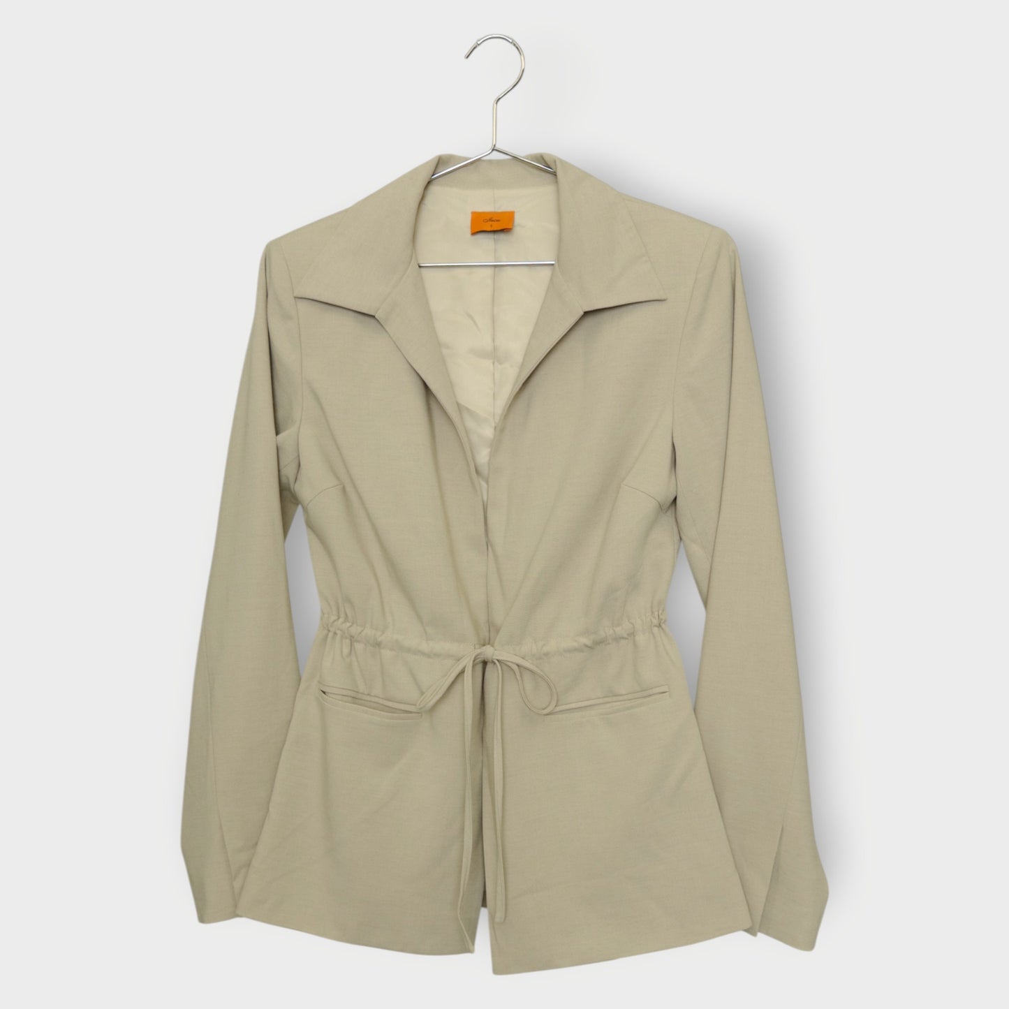 Drawstring Waist Blazer