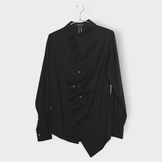 Asymmetrical Button Down Shirt
