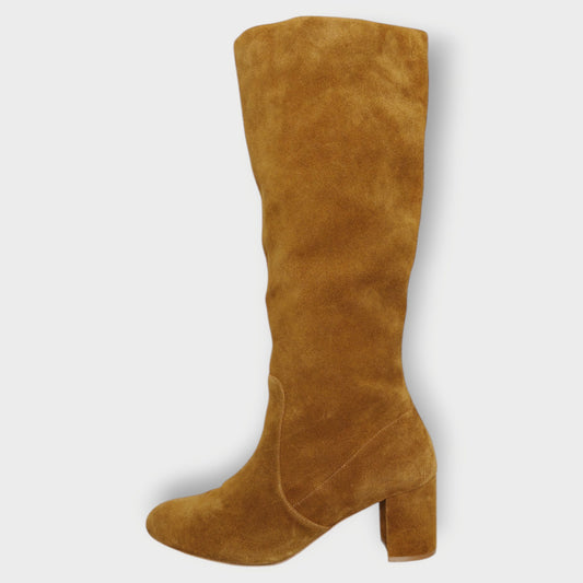 Suede Tall Boot