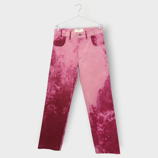 Dyed Mid-Rise Straight Pant