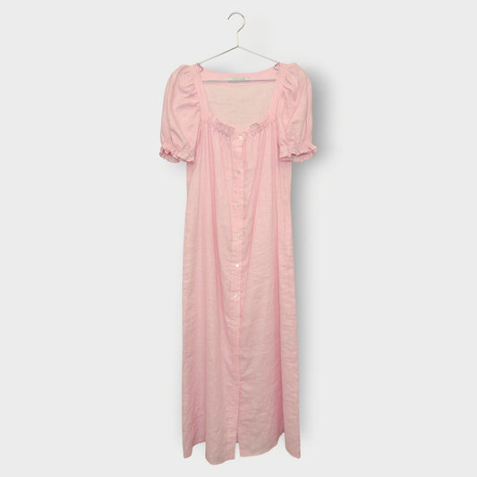 Linen Brigitte Button Up Maxi
