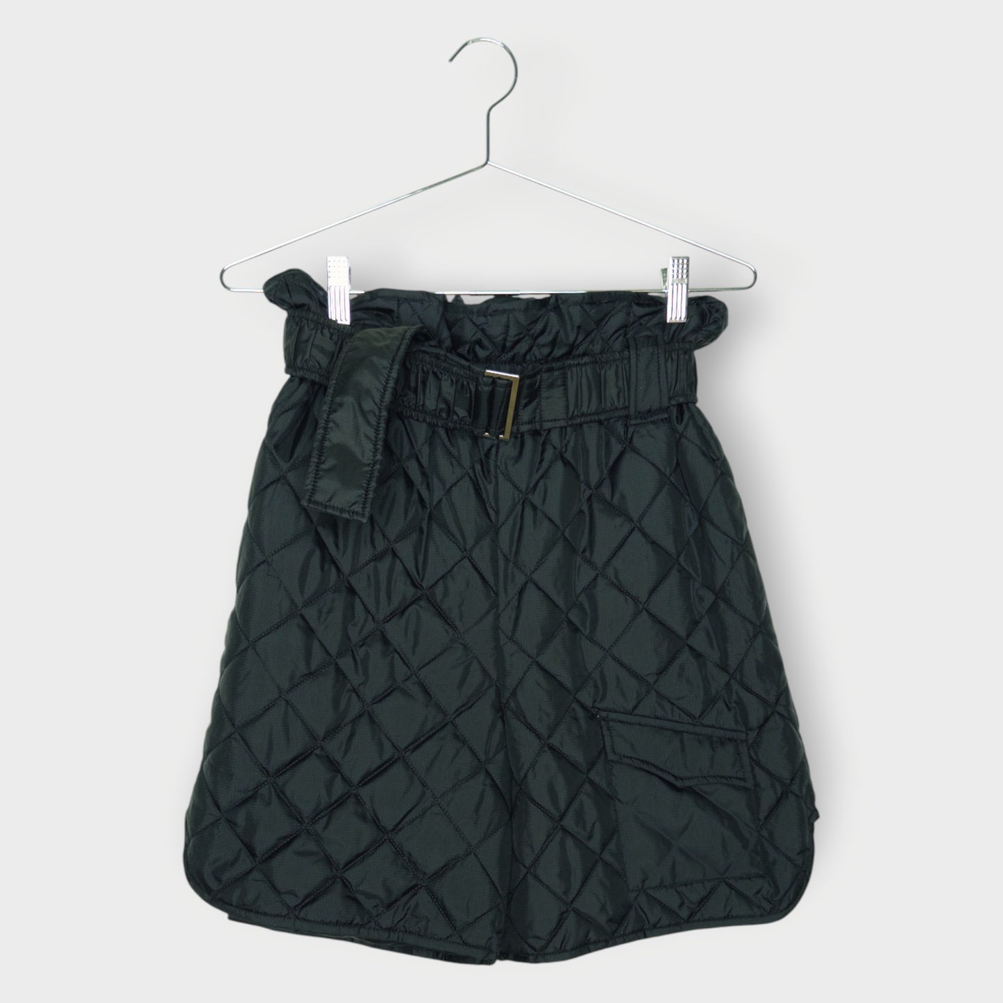 Nylon Quilted Shorts