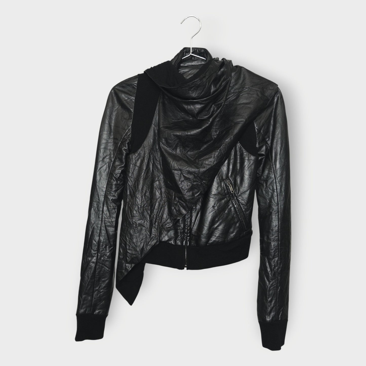 Leather Fold Jacket