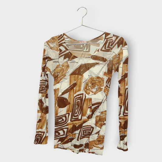 Print Long Sleeve Top