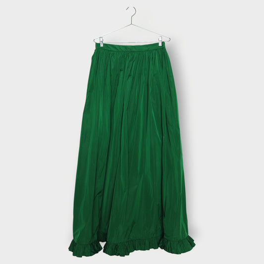 Ruffle Hem Maxi Skirt