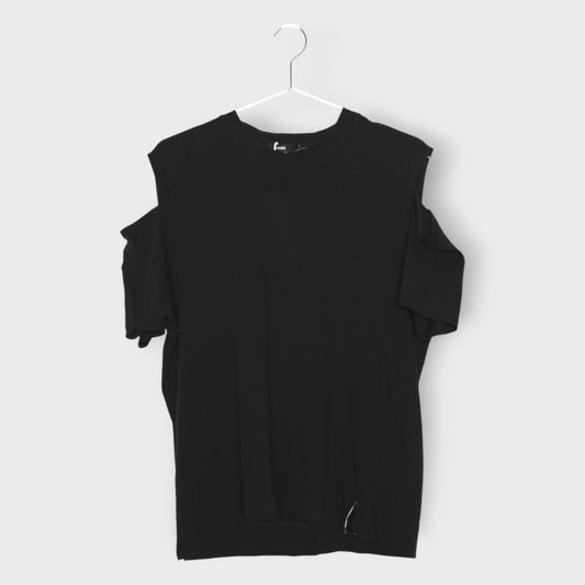 Cut Out Shoulder Tee