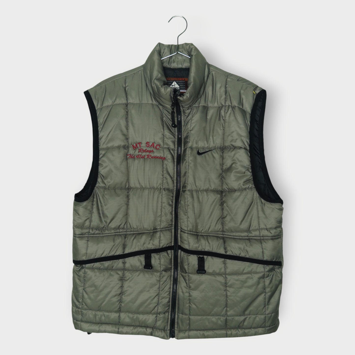 Nylon Quilted Puffer Vest