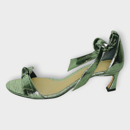 Metalic Kitten Heel Sandals