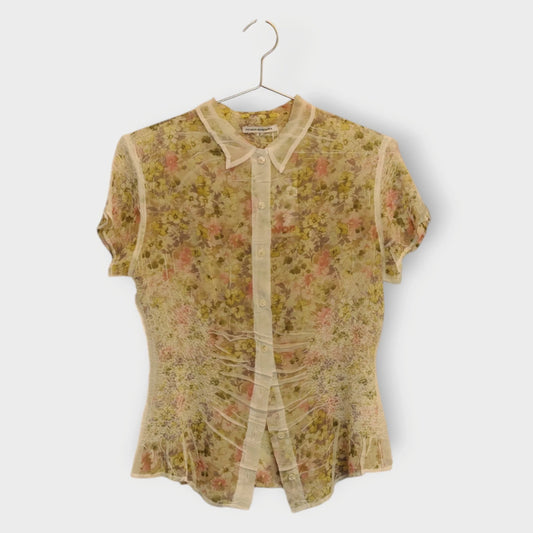 Sheer Floral Shirt