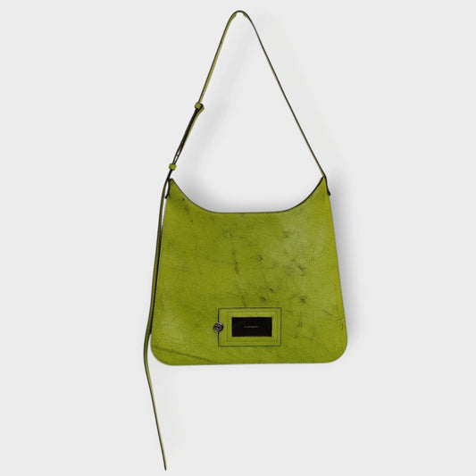 Cracked Leather 'Platt' Bag