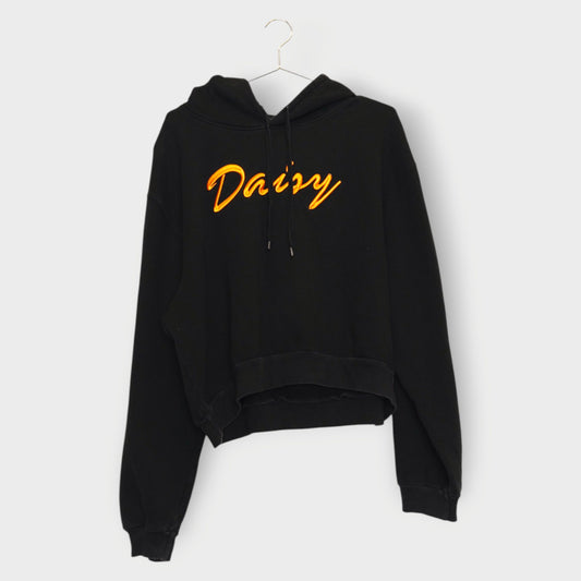 Embroidered Front Hooded Jumper