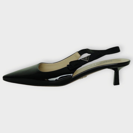 Patent Leather Sling Backs