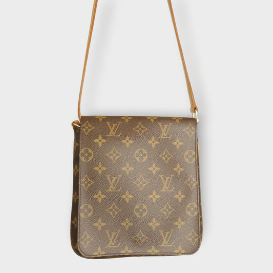 Leather Monogram Musette Crossbody