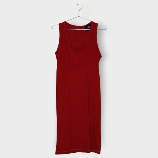 Jersey Scoop Neck Dress