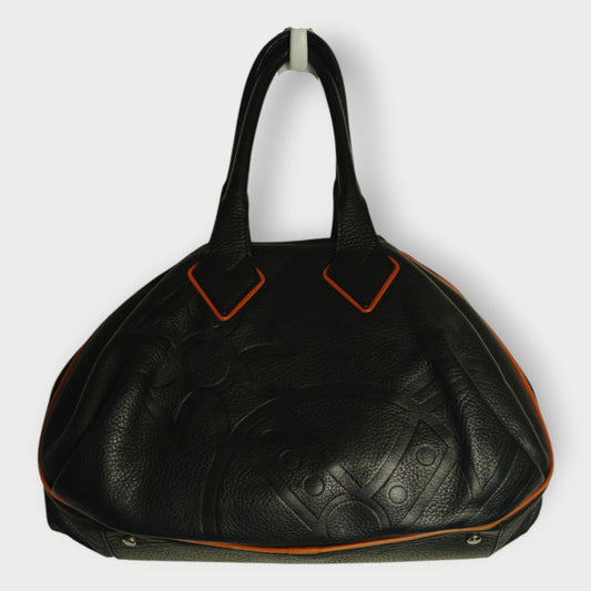 Leather Engraved Tote Bag