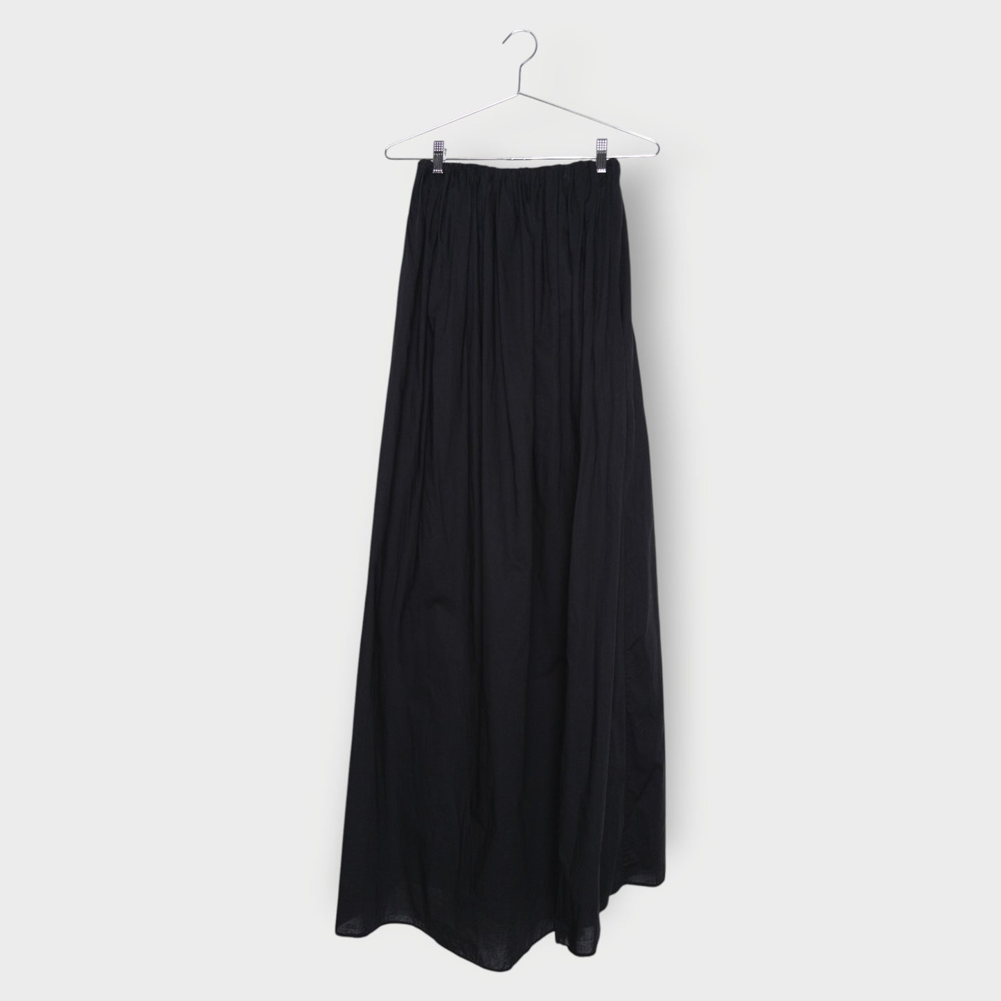 Cotton Strapless Maxi Dress