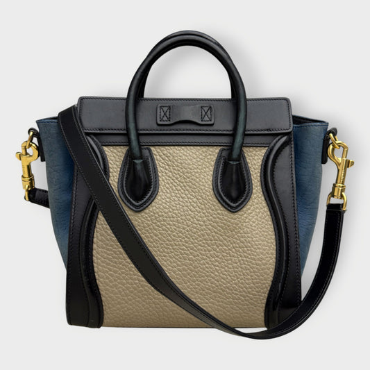 Tricolor Nano Luggage Tote