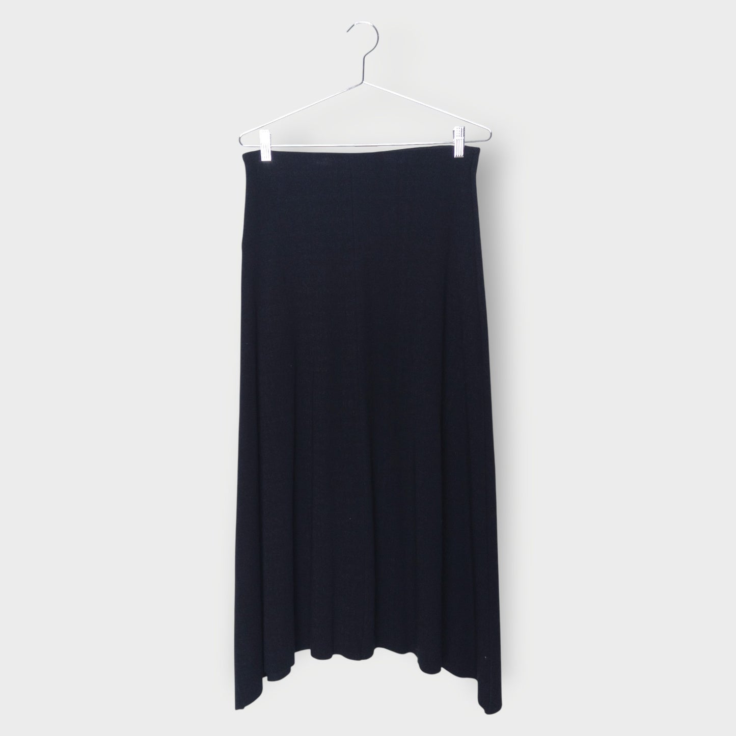 Ribbed Midi Skirt