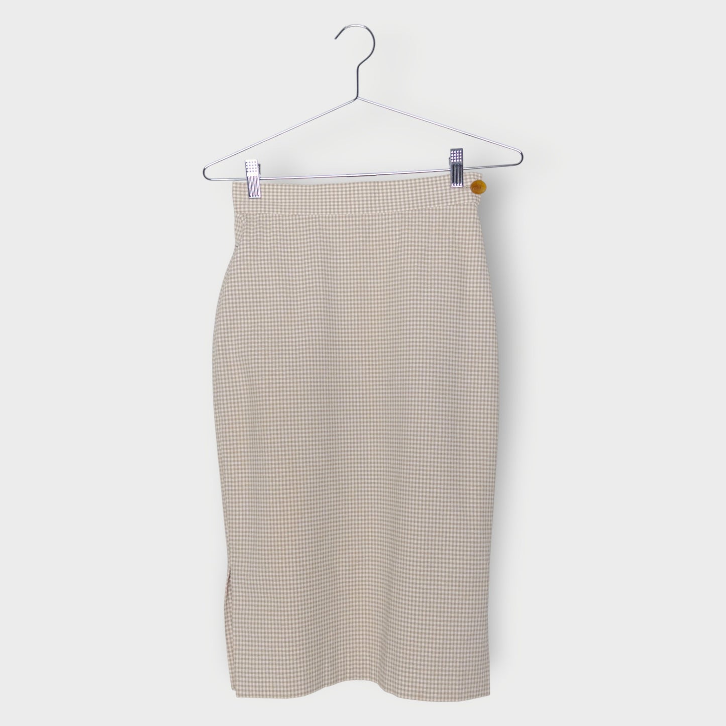 Gingham Pencil Skirt