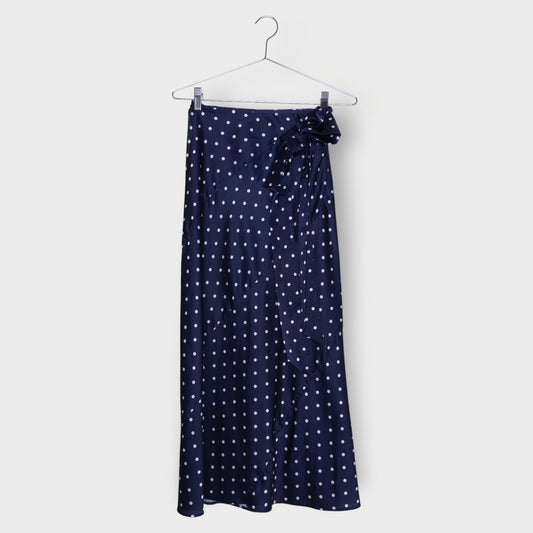 Polka Dot Bow Spiral Skirt