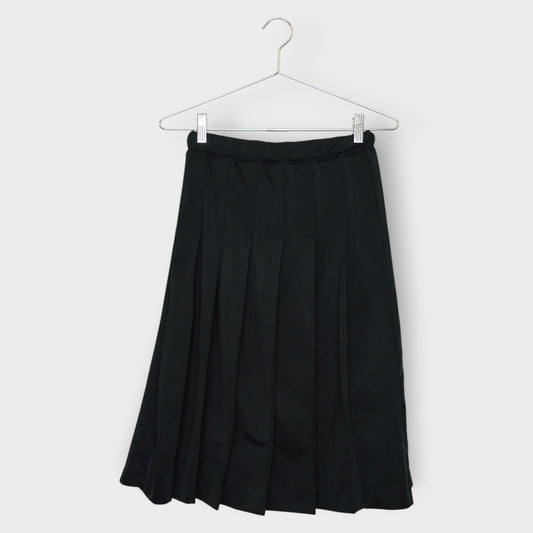 Side Stripe Pleat Midi
