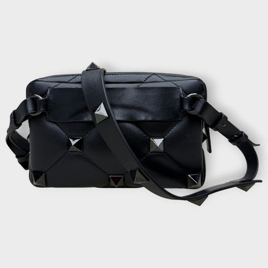 Roman Stud Leather Crossbody Bag