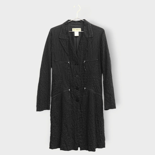 Crinkle Longline Jacket