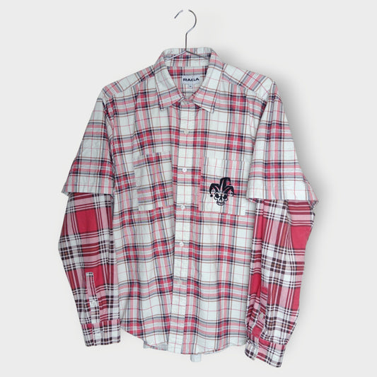 Check Double Sleeve Shirt