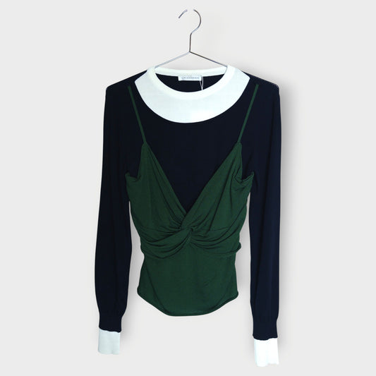Deconstructed Cami Sweater