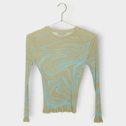 Swirl Ribbed Skivvy
