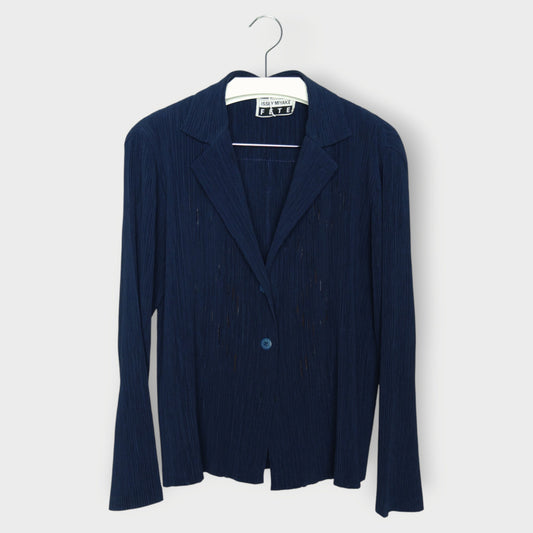 Pleat Cut Out Cardigan