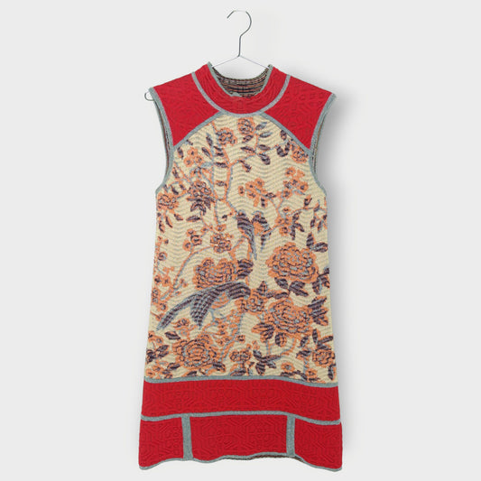 Lurex Mock Neck Dress