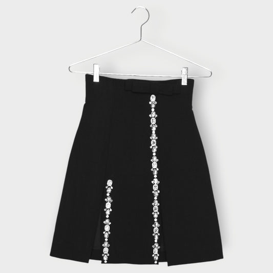 Diamanté Embellished Mini Skirt