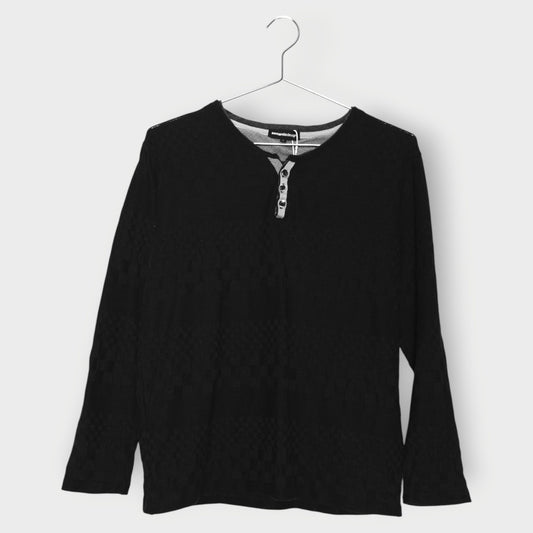 Check Long Sleeve Top