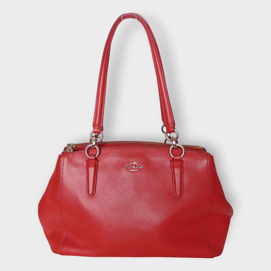 Leather Carryall Handbag