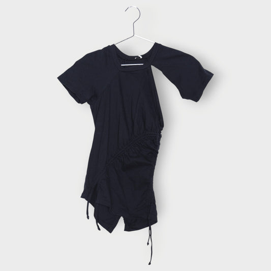 Ruched Cut Out Tee
