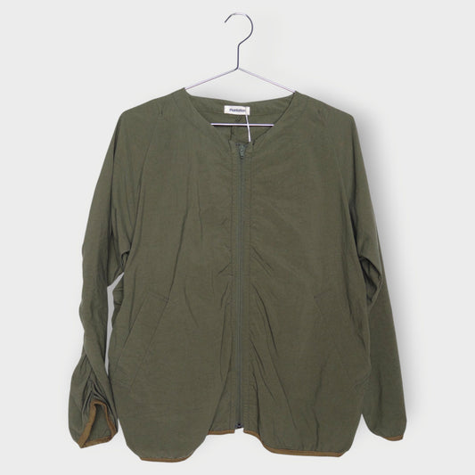 Ruched Zip Up Jacket