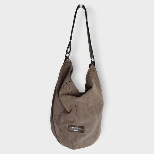 Suede Bucket Bag
