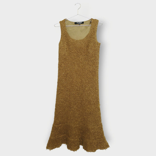 Tweed Ruffle Edge Midi