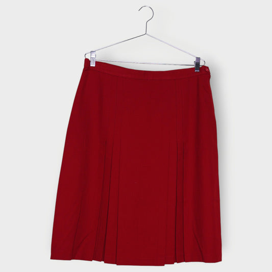 Pleated Midi Skirt
