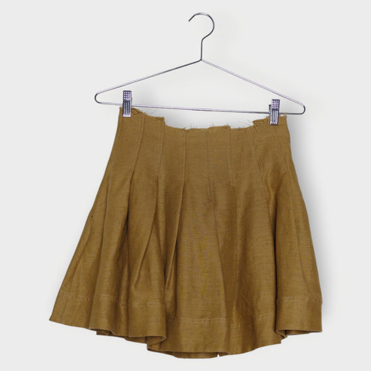Linen Structured Waist Byblos Mini
