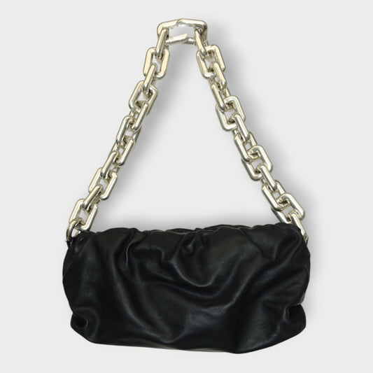 Leather Chain Pouch Shoulder Bag