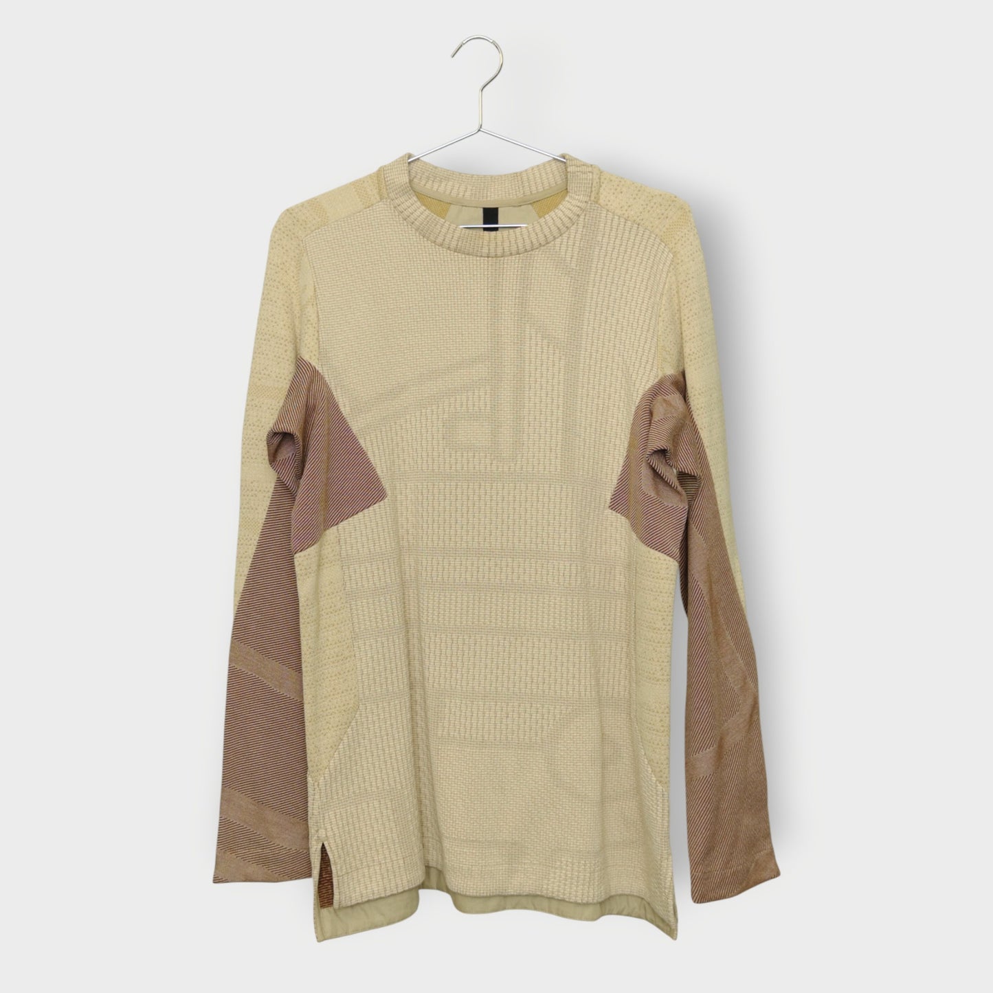 Textured Patchwork Sweater