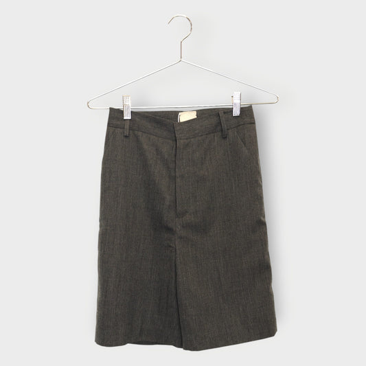 Tailored Wool Dress Shorts